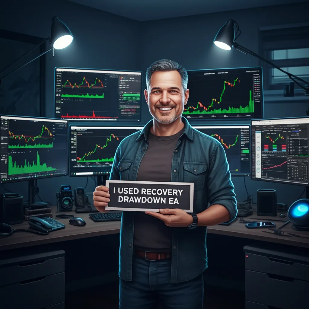 Confident trader using Forex Drawdown Recovery EAs