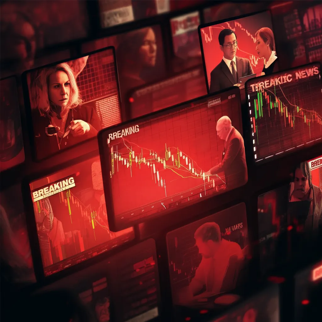 Economic news causing market volatility, highlighting the need for Forex Drawdown Recovery EAs.